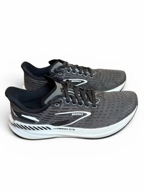 Brooks Hyperion GTS Running Shoes Women’s 9.5 Gunmetal Gray White Athletic